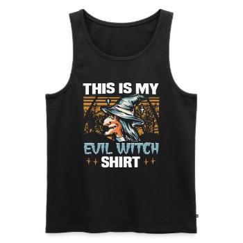 Magical Dark Art Occult Witches Designs - Men's Premium Organic Tank Top - black - Front - AI Model Male 178 light (178cm)