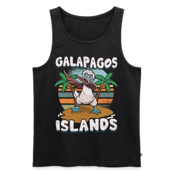 Galapagos Islands - Men's Premium Organic Tank Top - black - Front - AI Model Male 178 light (178cm)