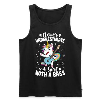Bass Girl Bassiste - Débardeur bio Premium Homme - noir - Devant - Michal (187cm)