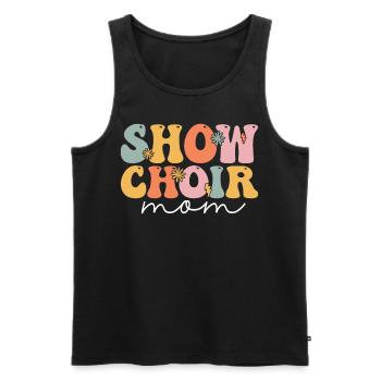 Groovy Chanteur Chanteur Choriste - Débardeur bio Premium Homme - noir - Devant - AI Model Male 178 light (178cm)