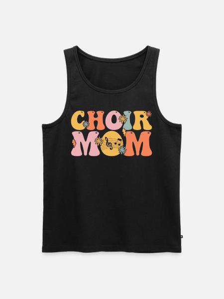 Groovy Singer Singing Chorister - Men's Premium Organic Tank Top - black