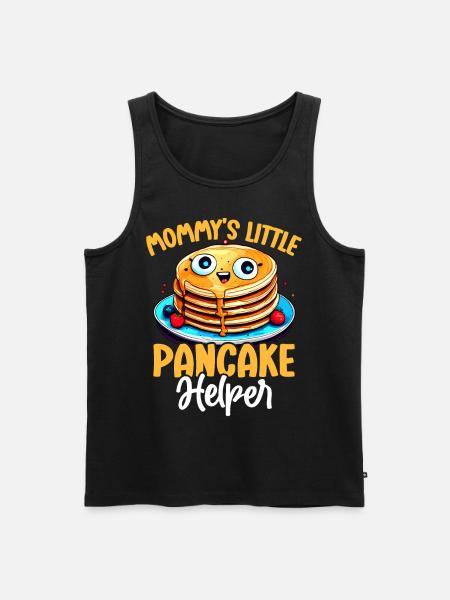 Funny Pancake Maker Kids - Men's Premium Organic Tank Top - black
