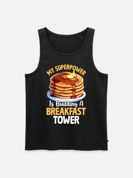 Funny Pancake Maker - Men's Premium Organic Tank Top - black