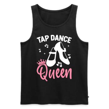 Dancer Tap Dancer - Débardeur bio Premium Homme - noir - Devant - AI Model Male 178 light (178cm)