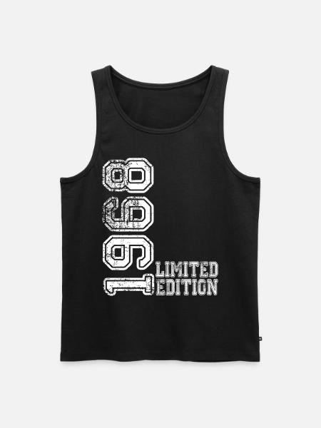 Limited Edition 1968 - Men's Premium Organic Tank Top - black