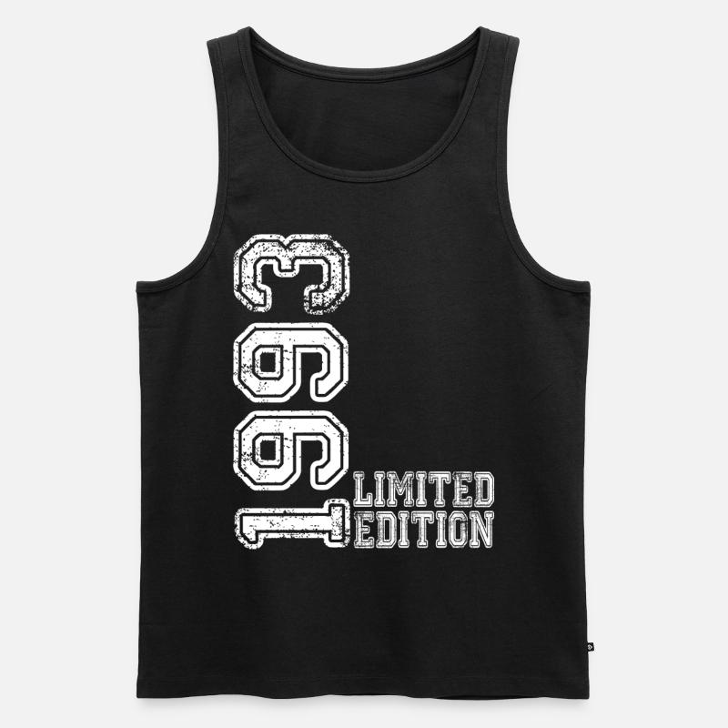 Limited Edition 1993 - Männer Premium Bio Tank Top - Schwarz