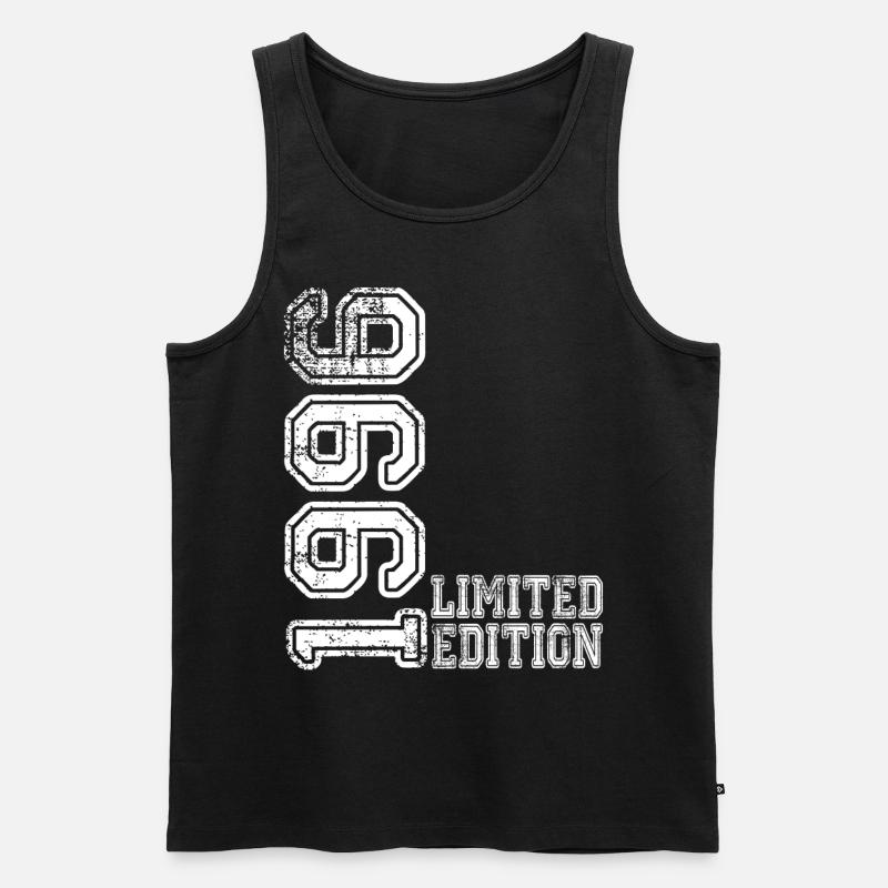 Limited Edition 1996 - Männer Premium Bio Tank Top - Schwarz