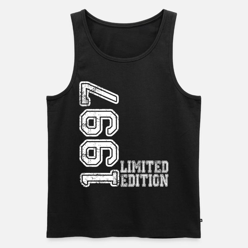 Limited Edition 1997 - Männer Premium Bio Tank Top - Schwarz