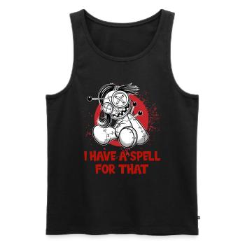 Magische Dunkle Kunst Okkulte Hexen Designs - Männer Premium Bio Tank Top - Schwarz - Vorne - AI Model Male 178 light (178cm)