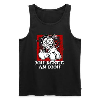Magische Dunkle Kunst Okkulte Hexen Designs - Männer Premium Bio Tank Top - Schwarz - Vorne - AI Model Male 178 light (178cm)
