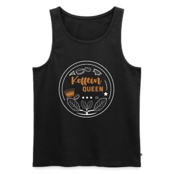 Ich Mag Kaffee Geschenkideen Kaffeeliebhaber - Männer Premium Bio Tank Top - Schwarz - Vorne - Michal (187cm)