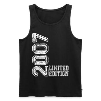 Limited Edition 2007 - Männer Premium Bio Tank Top - Schwarz - Vorne - Michal (187cm)