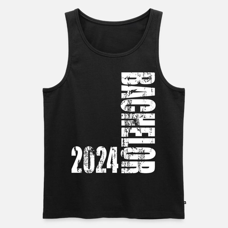 Bachelor 2024 - Männer Premium Bio Tank Top - Schwarz