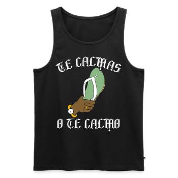 Hispanisch Latino Amerikanisch Mexikanisch - Männer Premium Bio Tank Top - Schwarz - Vorne - Michal (187cm)