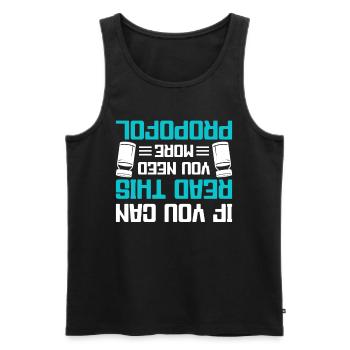 Anesthesiologist Anesthesiology Anesthesiologist - Men's Premium Organic Tank Top - black - Front - Michal (187cm)