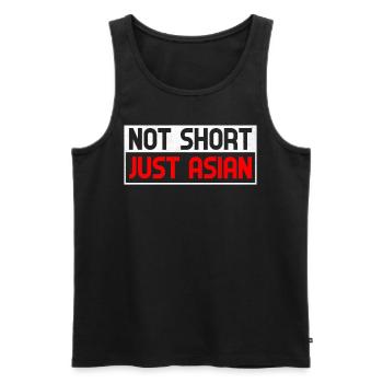 Asian American Pacific Islander AAPI - Men's Premium Organic Tank Top - black - Front - AI Model Male 178 light (178cm)
