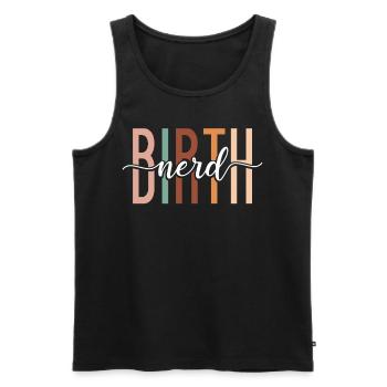 LD Labour And Delivery Nurse - Men's Premium Organic Tank Top - black - Front - Michal (187cm)
