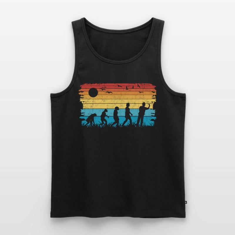 Dart Evolution Darter Darts Men's Premium Organic Tank Top