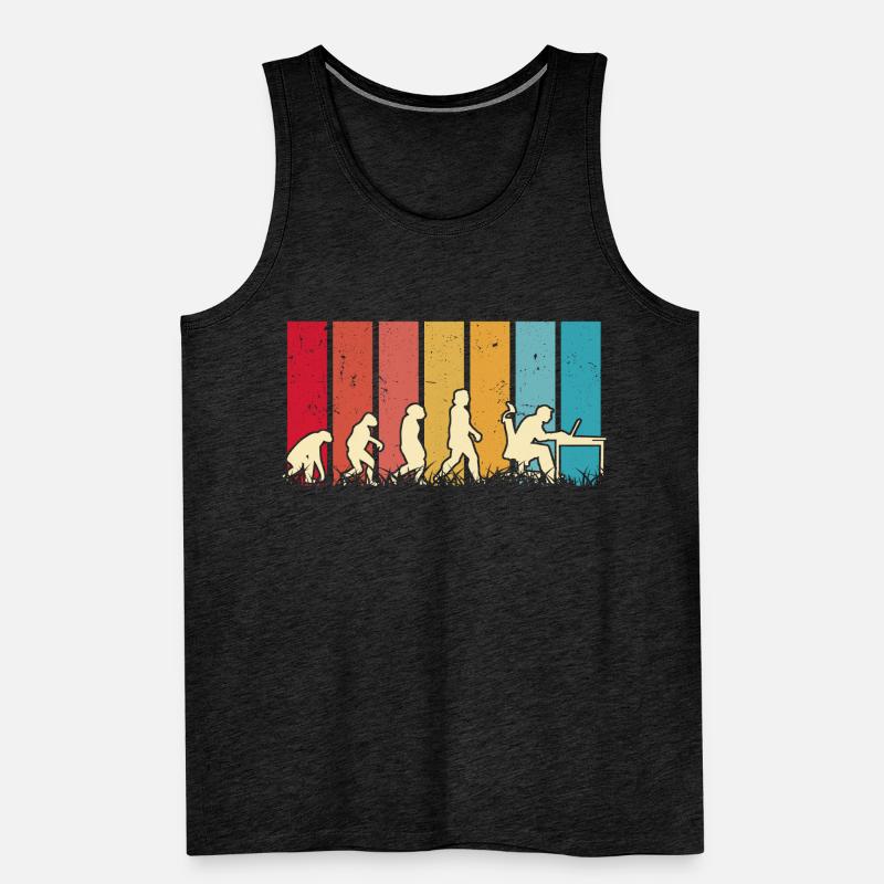 Informatiker Evolution Programmierer Nerd Männer Premium Bio Tank Top