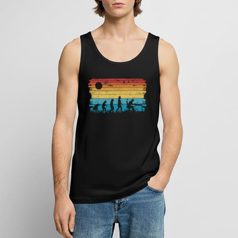 Informatiker Evolution Programmierer Nerd Männer Premium Bio Tank Top