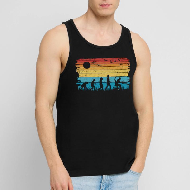 Informatiker Evolution Programmierer Nerd Männer Premium Bio Tank Top