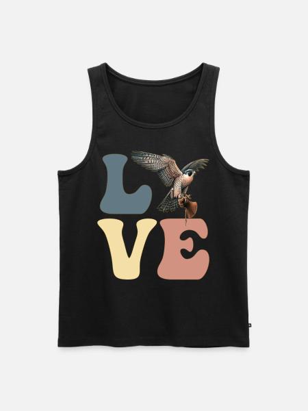Falconry Falconer Hawking - Men's Premium Organic Tank Top - black