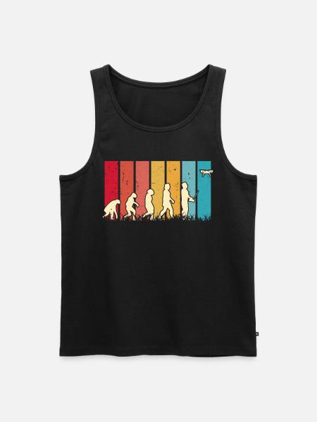 Drohne Evolution Drohnenpilot Quadrocopter - Männer Premium Bio Tank Top - Schwarz