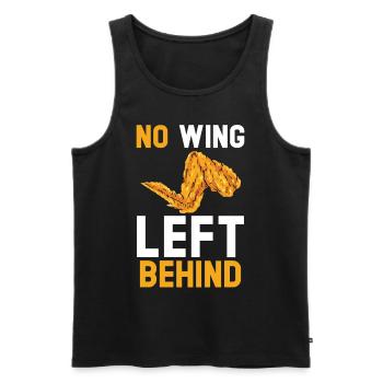 Buffalo Wings Foodie Cuisine Américaine Poulet - Débardeur bio Premium Homme - noir - Devant - Michal (187cm)