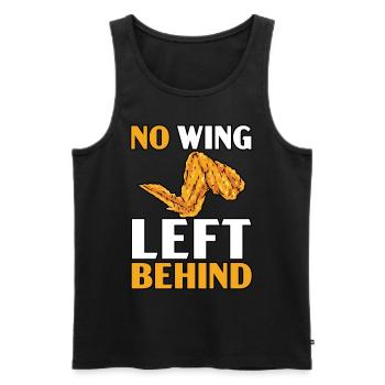 Buffalo Wings Foodie Cuisine Américaine Poulet - Débardeur bio Premium Homme - noir - Devant - Michal (187cm)