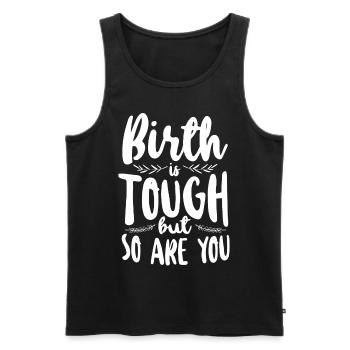 LD Labour And Delivery Nurse - Men's Premium Organic Tank Top - black - Front - Michal (187cm)