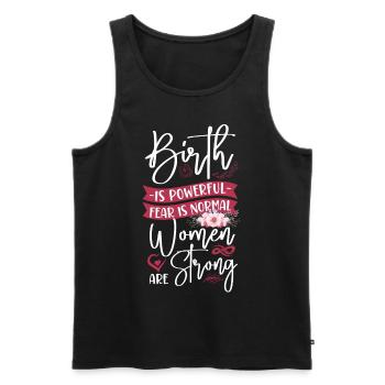 LD Labour And Delivery Nurse - Men's Premium Organic Tank Top - black - Front - Michal (187cm)