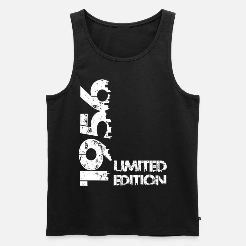 Limited Edition 1956 - Männer Premium Bio Tank Top - Schwarz