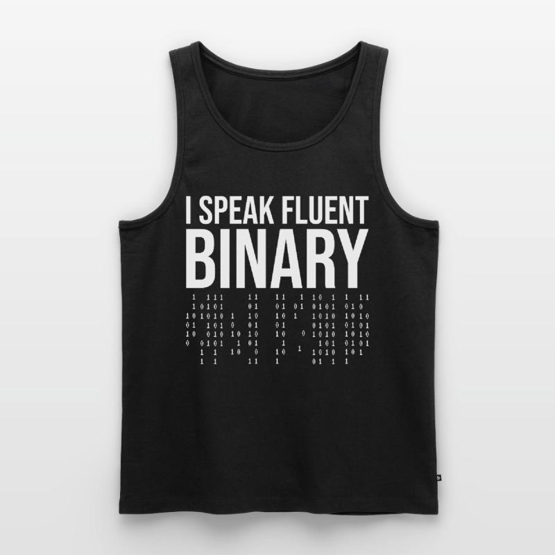 I Speak Fluent Binary Programmer Developer Program Männer Premium Bio Tank Top