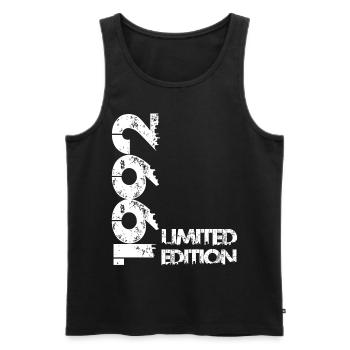 Limited Edition 1992 - Men's Premium Organic Tank Top - black - Front - Michal (187cm)
