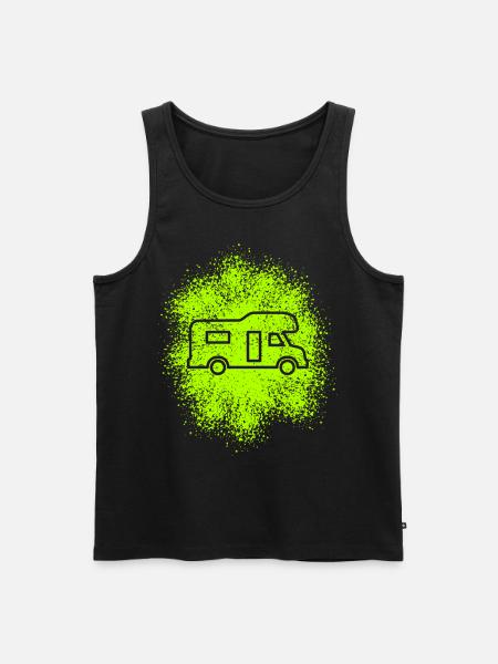 Alcove motorhome - Men's Premium Organic Tank Top - black