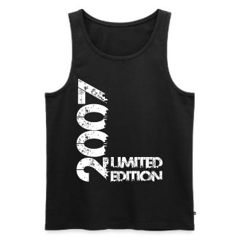 Limited Edition 2007 - Männer Premium Bio Tank Top - Schwarz - Vorne - Michal (187cm)