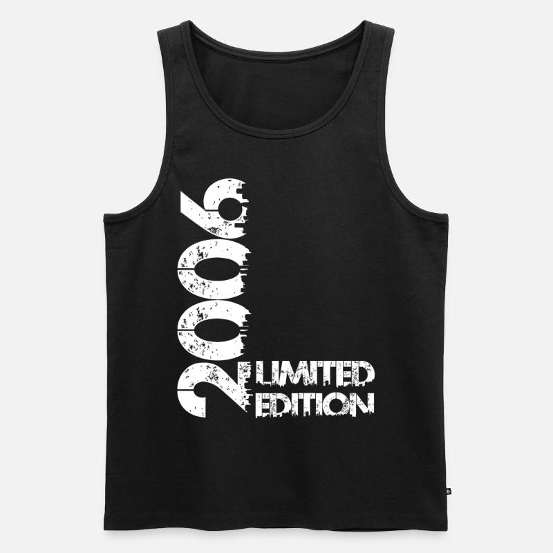 Limited Edition 2006 - Männer Premium Bio Tank Top - Schwarz