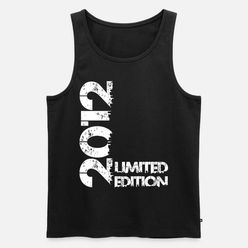 Limited Edition 2012 - Männer Premium Bio Tank Top - Schwarz