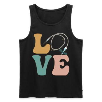 Phlebotomist Phlebotomietechniker Blutspender - Männer Premium Bio Tank Top - Schwarz - Vorne - AI Model Male 178 light (178cm)