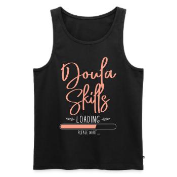Doula Birth Worker Student Doula - Men's Premium Organic Tank Top - black - Front - Michal (187cm)
