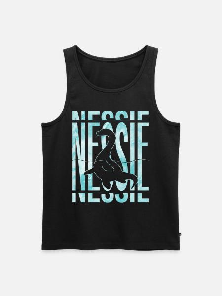 Nessie Loch Ness Monster - Men's Premium Organic Tank Top - black