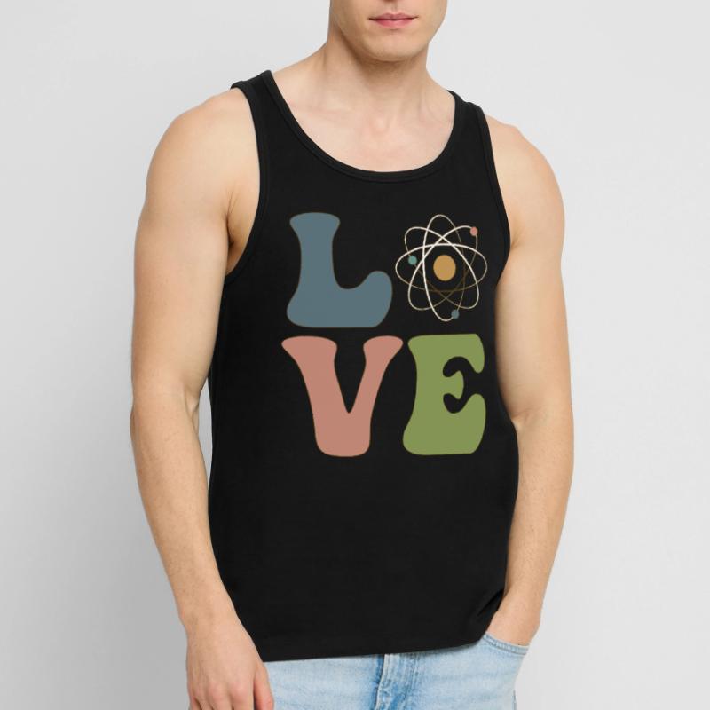 Quantum Physics Experiment Physicist Science Men's Premium Organic Tank Top