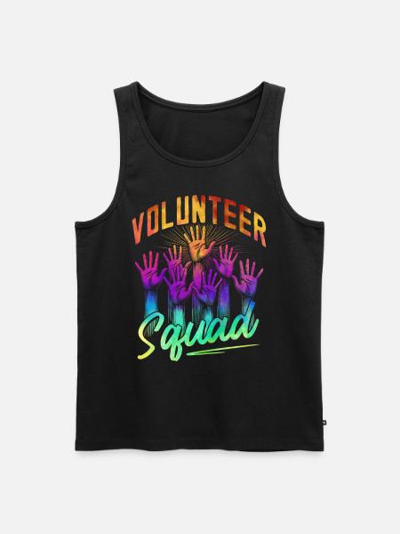 Volunteer Squad - Men's Premium Organic Tank Top - black