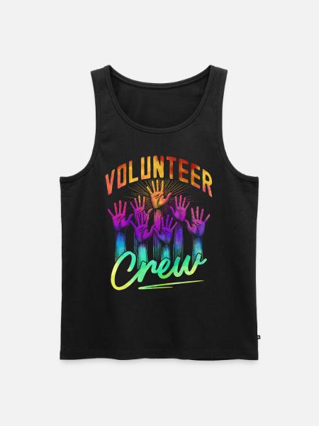 Volunteer Crew - Men's Premium Organic Tank Top - black