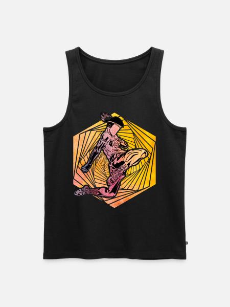 Muay Thai - Men's Premium Organic Tank Top - black