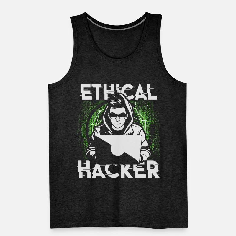 Ethical Hacker Ethischer Hacker Men's Premium Organic Tank Top