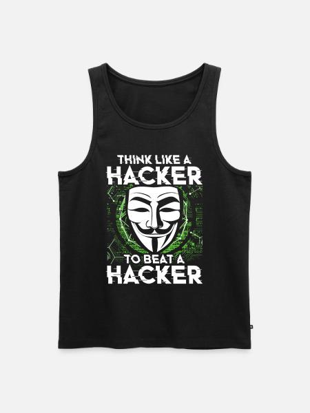 Ethical Hacker Ethischer Hacker - Männer Premium Bio Tank Top - Schwarz