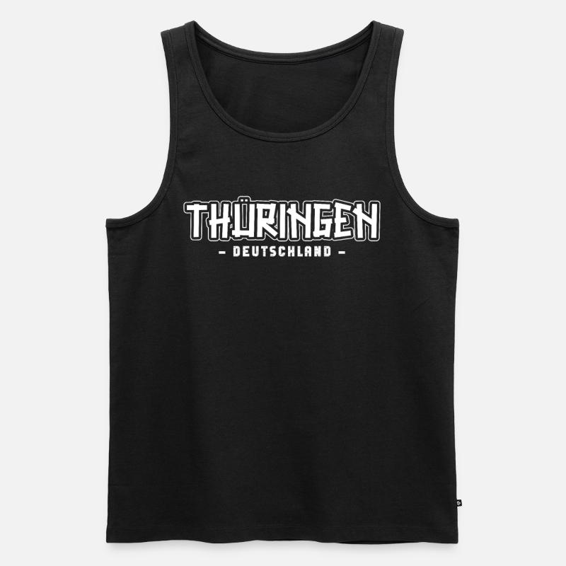 Thuringe Thuringe Thuringe Thuringe - Débardeur bio Premium Homme - noir