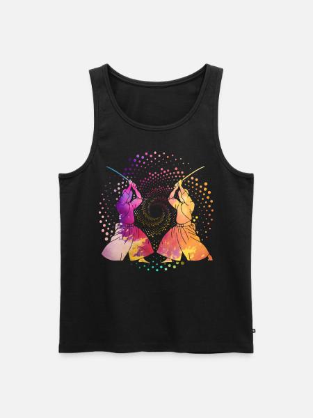 Aikido - Men's Premium Organic Tank Top - black