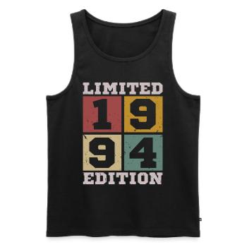 1994 Vintage Born In 1994 Birthday Gift - Men's Premium Organic Tank Top - black - Front - AI Model Male 178 light (178cm)